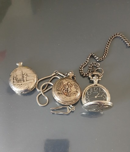 Lot montres poche - x3, de
