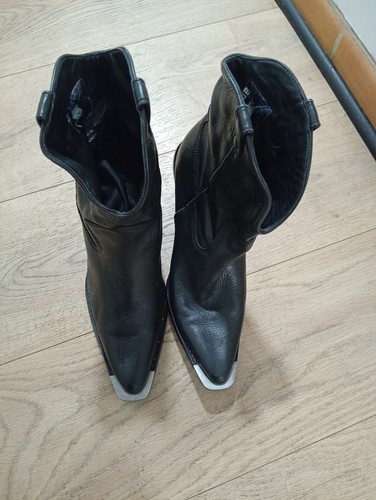 Bronx bottes homme cuir noir - cuir,