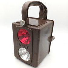 Ancienne Lanterne SNCF lampe années 80 avec pile