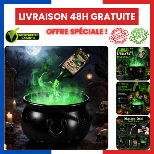 Chaudron décoration halloween - chaudron,