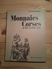 Rare Livre Monnaie Corses Du
