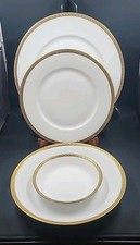 Limoges Paroutaud Gold Trim Four Piece Place Setting  