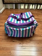 Vintage Tupperware Picnic Insulated Bag 1990s Stripes