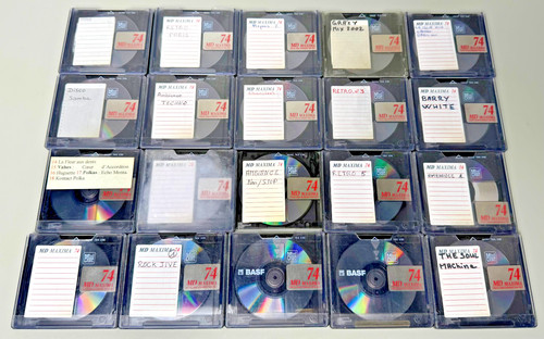 Lot minidisc 74 - minidisc,