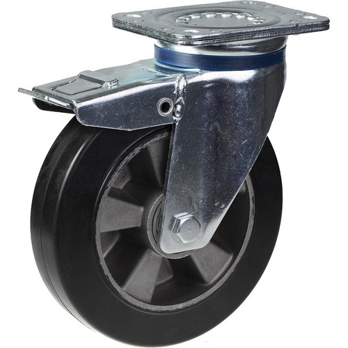 Roulette pivotante avec frein