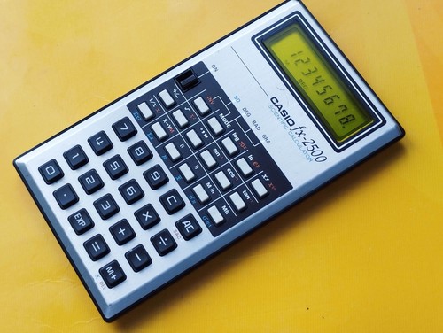 Vintage calculatrice graphique - calculatrice,