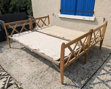 Paire De Lits Gigognes 1960 Pied Compas XX Ème 50 60