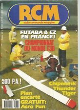 RCM N°78 PLAN: "ACRO FUN" MINI AEROBATIC GLIDER / DRIFTS ON GLIDERS