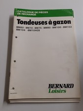 éclaté pieces de tondeuse