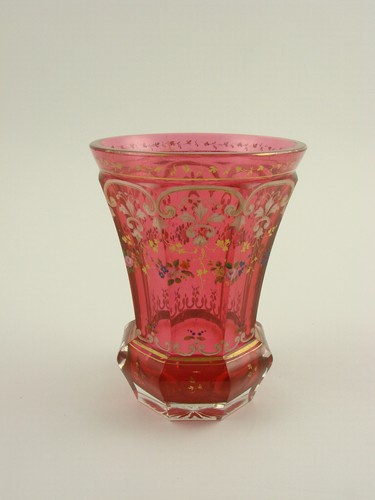 Biedermeier gobelet avec - -,