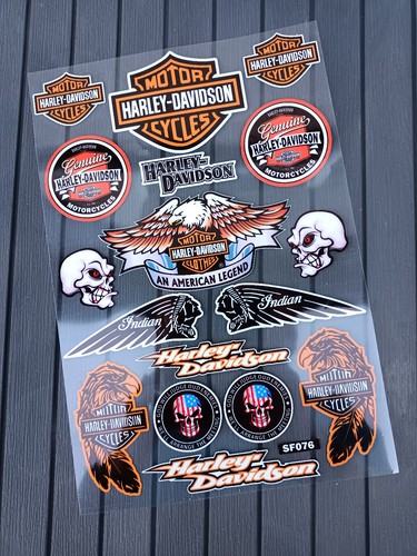 Autocollant harley davidson - ,
