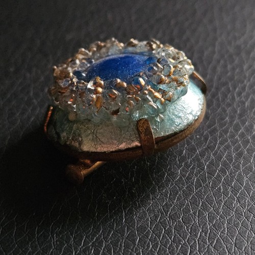 Broche émaux limoges bijou - de,