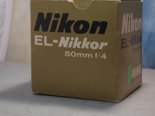 Nikon nikkor 50mm 4 - el-nikkor,