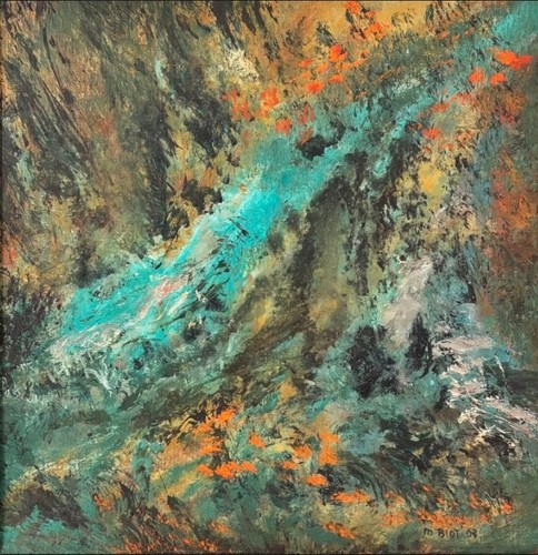 Huile sur toile michel biot - huile,