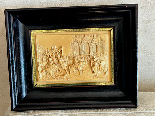 Ancien grand bas relief - ancien, et