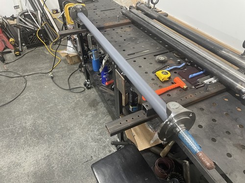 Dragster altered front axle - front,
