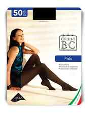 WOMEN BC Women's Micro Polo Tights 50 Den Curvy Cover Made in Italy 3 Pairs