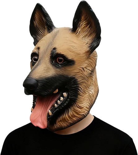 Masque tête chien berger - masque,