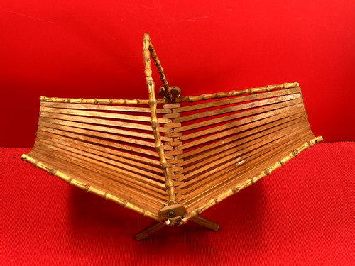 Panier rotin bambou - rotin,,