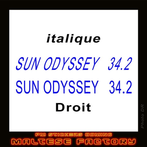 Lot stickers jeanneau - lot,