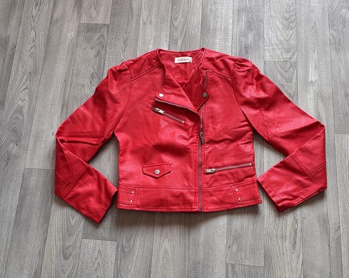 Veste style perfecto rouge - , –