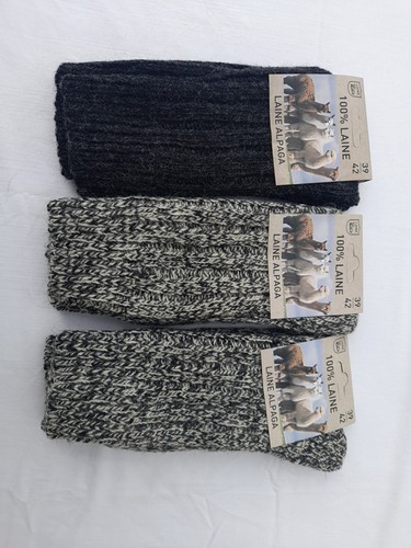Chaussettes socks laine alpaga - chaussettes,