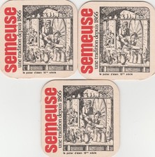 * 3 SOUS BOCK BIERE SEMEUSE