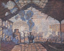 Tableaux Anciens La Gare ,
