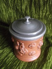 ancien pot à tabac en grès