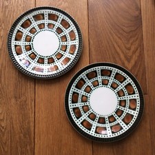 Deux Assiettes à Dessert Boch