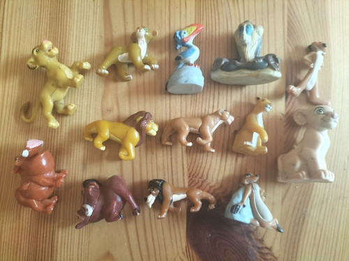 Lot figurines walt - lot, disney