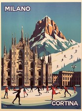 Pollux, 2025 - MILANO CORTINA - Affiche Originale Imprimée En Offset 66 X 49 Cm
