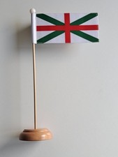 Drapeau de table en bois en