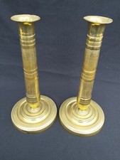 paire bougeoir bronze cisele