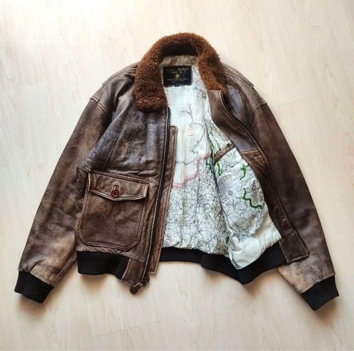 Avirex blouson cuir - en, g-1