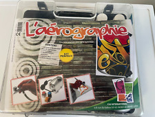 Kit aérographe  loisirs créatifs dans sa malette avec accessoires Etat Neuf
