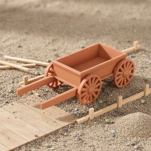 Charrette poupée échelle - de,