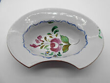 LES ISLETTES EARTHENWARE BEARD DISH / EASTERN ST CLEMENT TO IDENTIFY.