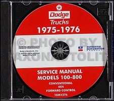 1975-1976 Dodge Camion CD
