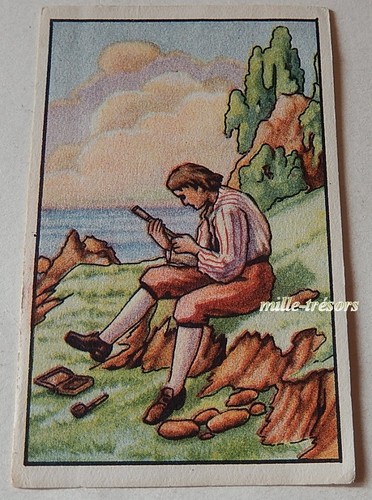 Chromo image chocolat aiglon - image,