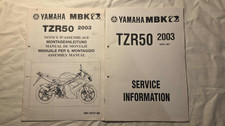 Yamaha TZR50 TZR 50 Service Information and Assembly Manual Manual 2003
