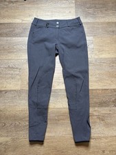 Pikeur Ciara Knee Patch Breeches sz 40 R 28 R Gray