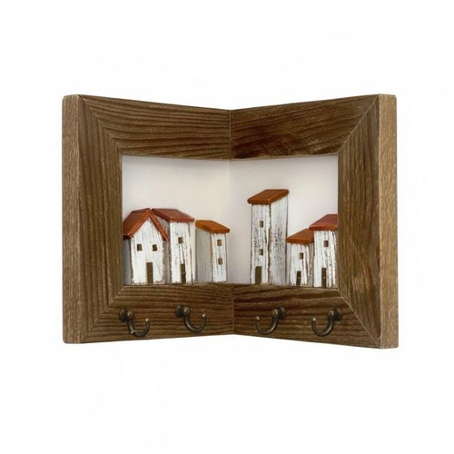 Porte clés bois massif - en,