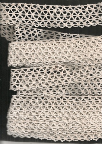 Dentelle ecrue crochet 4m45 - au,