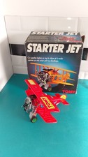 Jeu jouet ancien tomy en boite avion à pile starter jet chocks away charlie