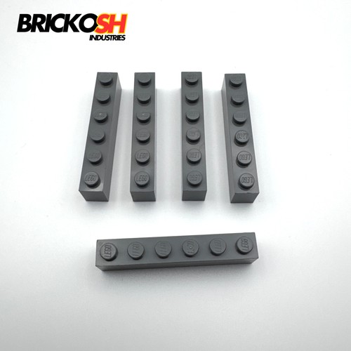 Lego 3009 dark - x5, gray