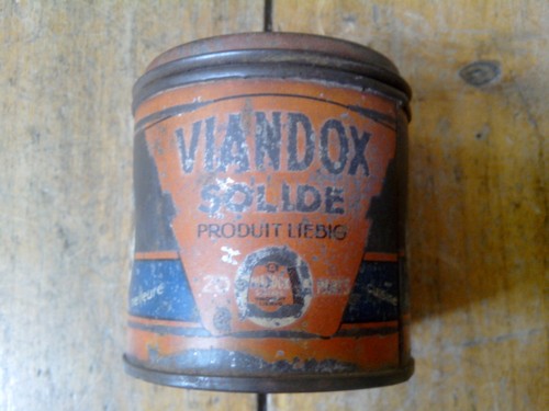 Ancienne boite tole - tole, viandox