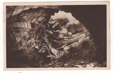 Old postcard 55 - Fort Douaumont: effect of a shell (meuse) Verdun 1914-1918 militaria