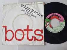 Bots - Neue Deutsche/ Schön krank 7'' Vinyl Germany/ Udo Lindenberg