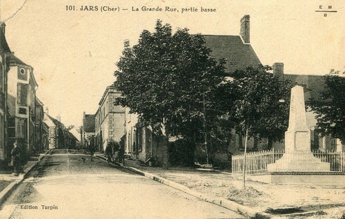 Carte jars grande - jars, rue